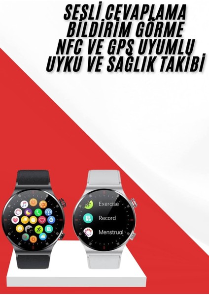 Çok Fonksiyonlu Akıllı Saat Bluetooth Bağlantılı Çağrı Cevaplayabilen Uzun - N702J526-M95 fiyatları