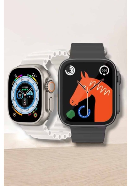 Kablosuz Şarjlı Çağrı ve Müzik Kontrolü Sağlayan Akıllı Saat - M075R071-K82075 fırsatları