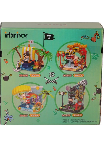 P881005 Panlos Teddy Ayı Koleksiyonu Korsan 190 Parça Block Oyuncak fiyatları