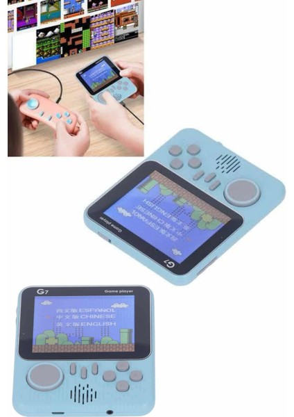 Çift Konsol 666 Adet Retro Oyun El Atarisi Taşınabilir 3.5 Inç Ekran - M606B180-N05606 fırsatları