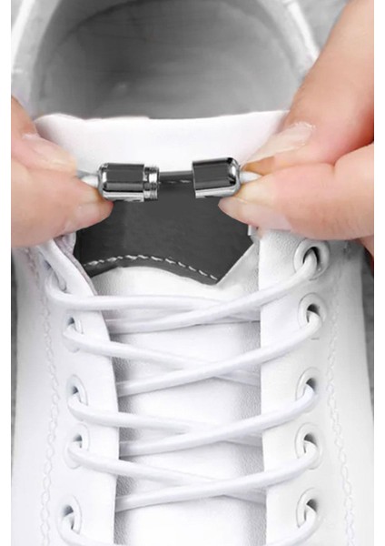 Ayarlanabilir 1 Çift Pembe Vidalı Kapsül Uçlu Yuvarlak Lastik Pratik Bağcık fırsatları