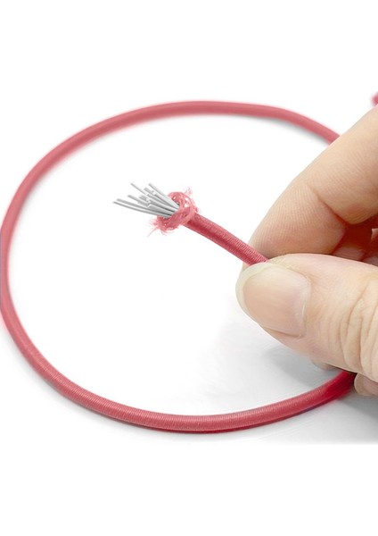 Ayarlanabilir 1 Çift Pembe Vidalı Kapsül Uçlu Yuvarlak Lastik Pratik Bağcık indirimleri