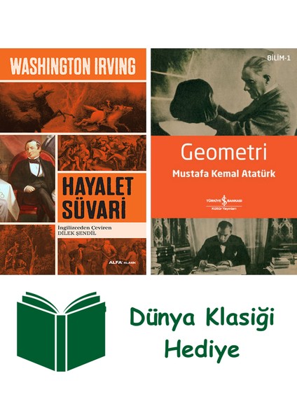 Hayalet Süvari + Geometri + Dünya Klasiği Hediye