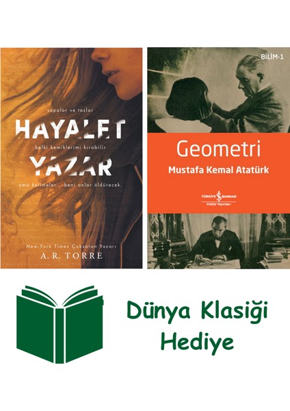 Hayalet Yazar + Geometri + Dünya Klasiği Hediye