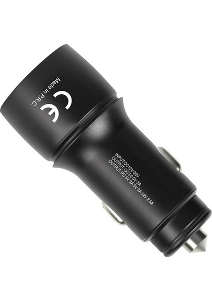 Powerway CC36 30W Pd + Qc 3.0 Çift Çıkışlı Metal Araç Çakmaklık Hızlı Şarj Kablolu Set fiyatları