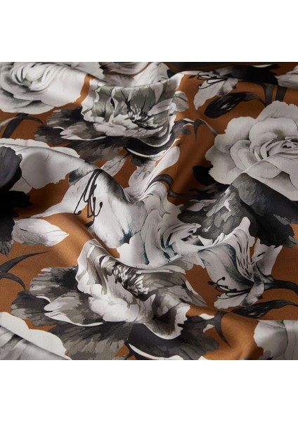 Ipekevi Buket Tivil Ipek Eşarp Gri Kahve fiyatları