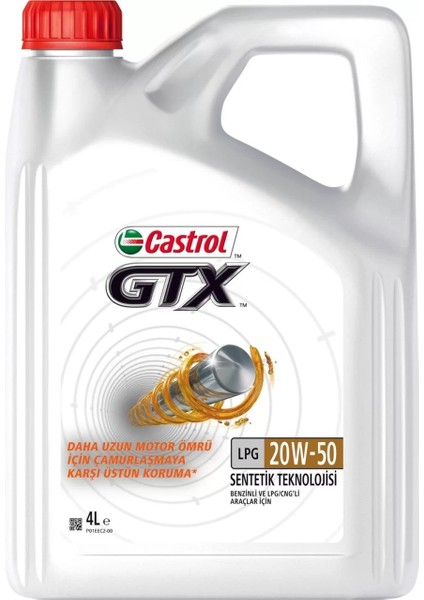 Gtx 20W50 Lpg 4 Lt Motor Yağı fiyatları