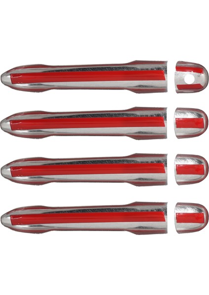 Renault Clio 3 HB Uyumlu 2006-2011 Krom Kapı Kolu 4 Kapı Paslanmaz Çelik