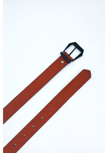 Kadın Dokulu Siyah Tokalı Deri Görünümlü Kemer modelleri