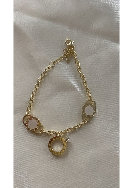 Çelik Altın Kaplama Figürlü Bileklik fırsatları