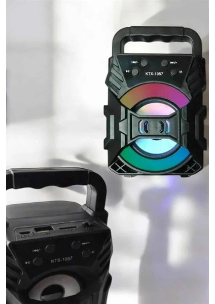 Işıklı Bluetooth Hoparlör Müzik ve Renkli Işık Taşınabiilir indirimleri