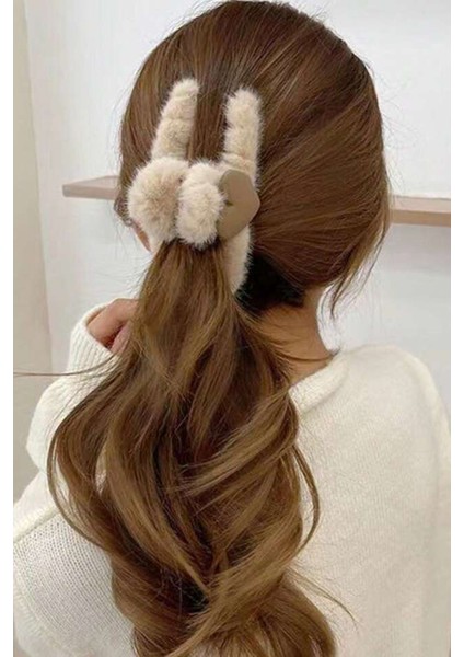 Kalp Peluş Fiyonk Mandal Toka