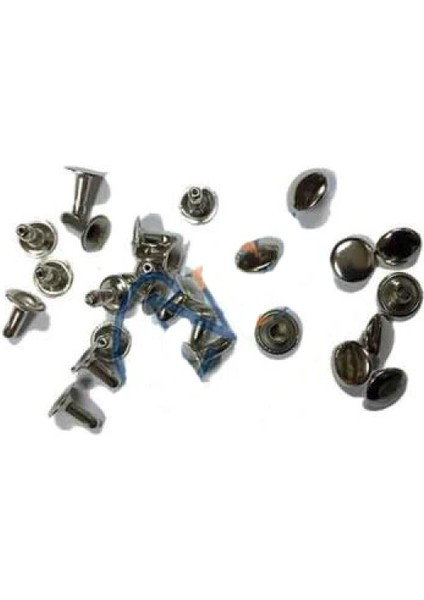 Rivet Perçin - 9mm, Nikel, 1000 Adet