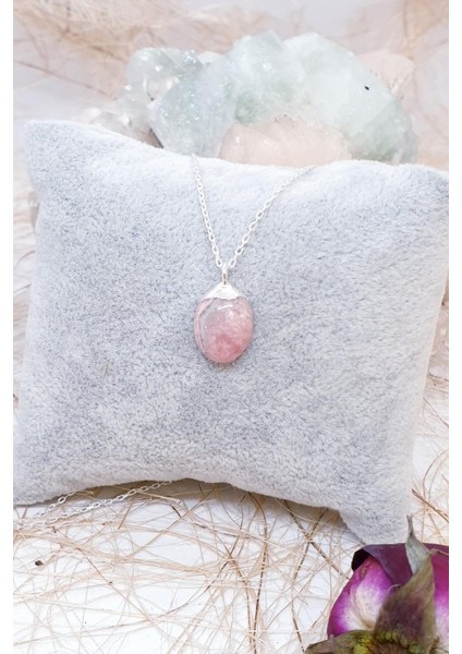 Rodokrosit Zincirli Kolye
