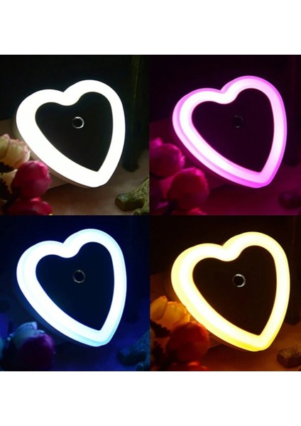 LED Enerji Tasarruflu Karanlık Sensörlü Prize Takılan Gece Lambası