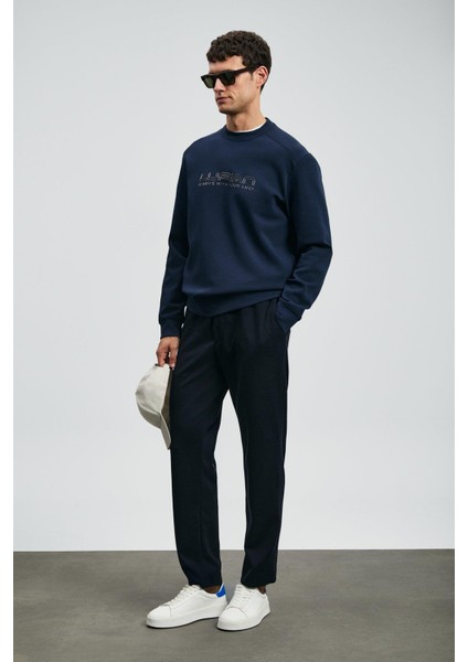 Luther Erkek Sweatshirt Lacivert (112030171) fiyatları