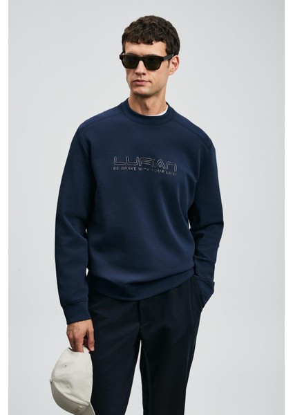 Luther Erkek Sweatshirt Lacivert (112030171) modelleri