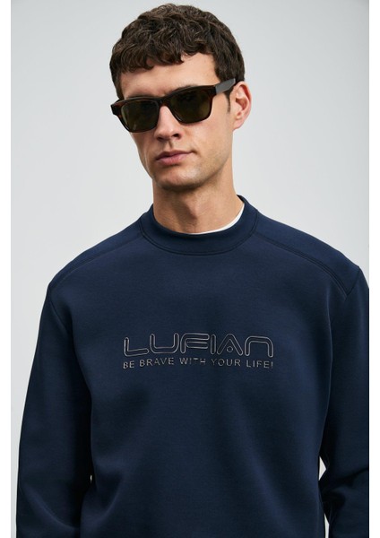 Luther Erkek Sweatshirt Lacivert (112030171) fırsatları
