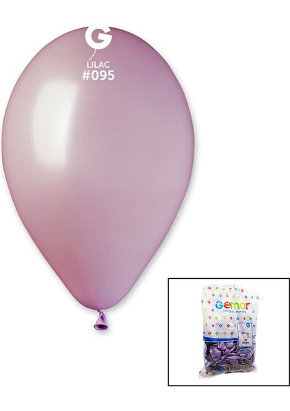 GM-110-95 Metalik - Lila Balon 11&amp;apos;&amp;apos; - 28CM - 100 Parça (5332)