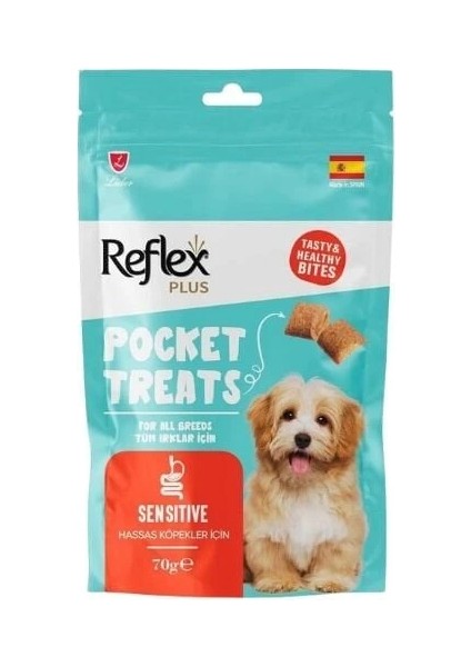 Reflex Plus Pocket Treats Hassas Köpekler Için Köpek Ödül Maması 70 gr 1 Adet