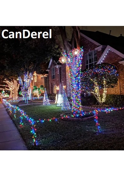 100 Ledli 12 Metre Solar Şerit LED Rgb Bahçe Dekorasyon Aydınlatma LED Renkli Işık Güneş Enerjili modelleri