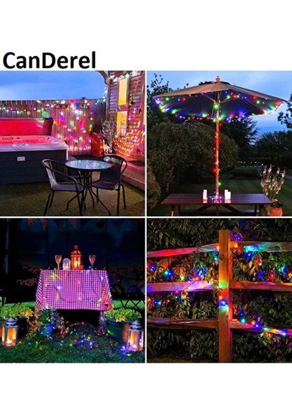 100 Ledli 12 Metre Solar Şerit LED Rgb Bahçe Dekorasyon Aydınlatma LED Renkli Işık Güneş Enerjili fırsatları