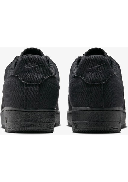 Air Force 1 Low 'black Canvas' Limited Edition Günlük Sneaker Ayakkabı indirimleri
