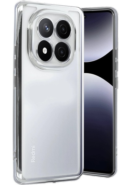 Xiaomi Redmi Note 14 Pro 4g Kılıf Lensli Silikon - Gümüş - MRS3428-6964