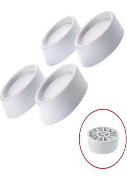 Çamaşır Makinesi Titreşim Önleyici 4’lü Set – Gürültüsüz Çalışma