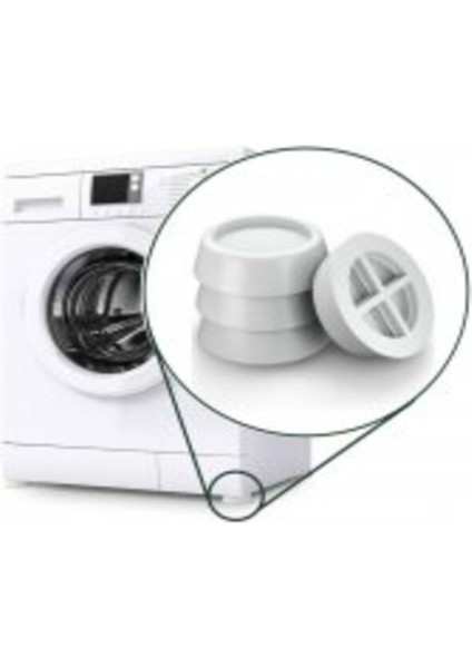 Çamaşır Makinesi Titreşim Önleyici 4’lü Set – Gürültüsüz Çalışma modelleri