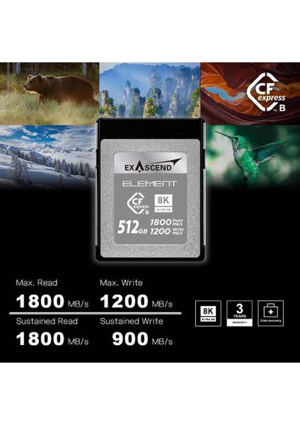 Element 512GB Cfexpress Type-B Hafıza Kartı fiyatları