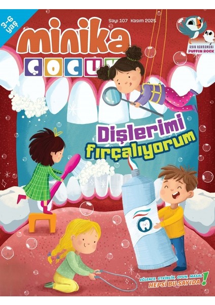 Minika Çocuk Dergi Kasım 2025 (3-6 Yaş)