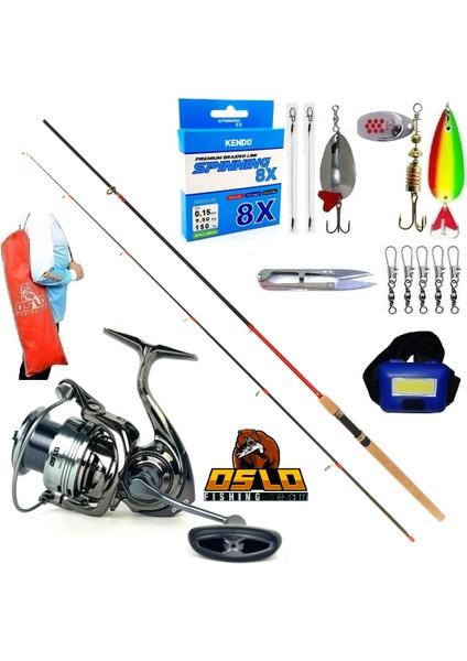 Next 4000 270CM 10-35GR Remixon Red Zoom Karbon Turna Spin Olta Takımı Seti