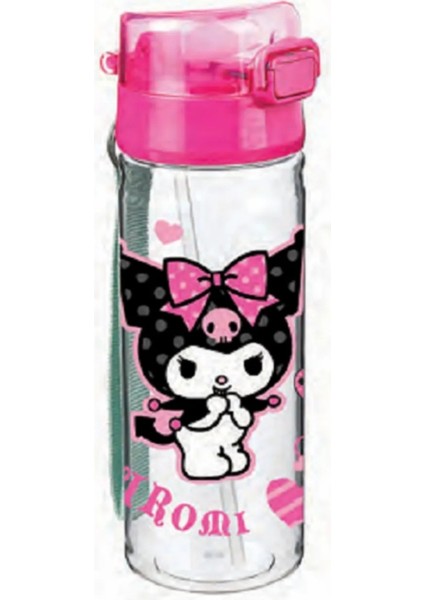 Lisanslı Kuromi 500 ml Matara – Dayanıklı ve Şık Su Şişesi