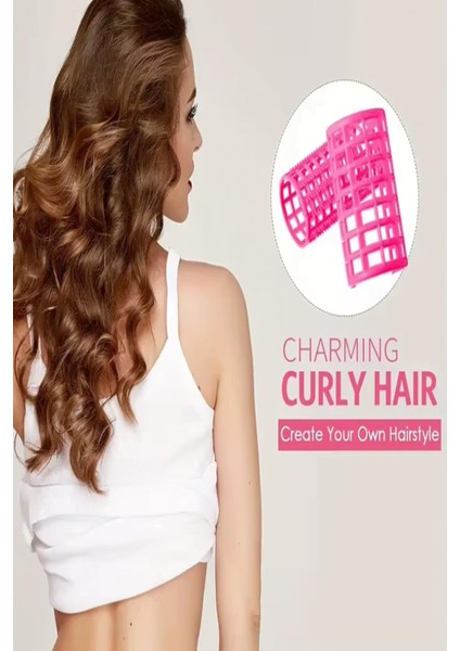 Solingen Ocean Kafes Gece Bigudisi Profesyonel Isısız Saç Şekillendirme Doğal Bukle Bigudisi 10 Adet modelleri