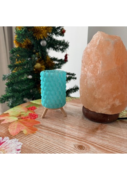 Desenli Ayaklı Masa Lambası