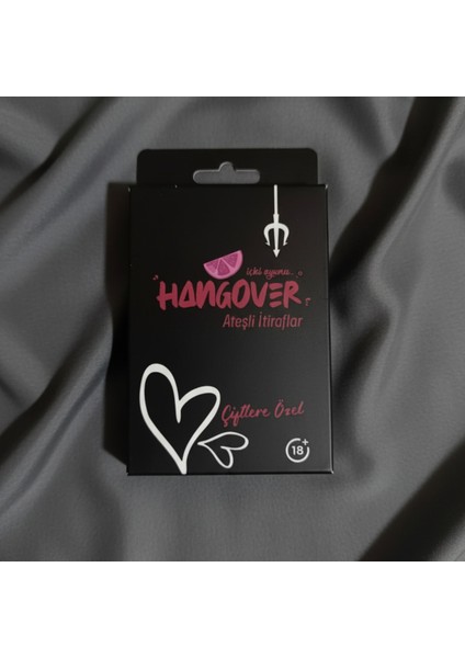 Hangover Ateşli Itiraflar Içki Oyunu – Çiftlere Özel Eğlenceli Kart Oyunu | Söyle Ya Da Iç