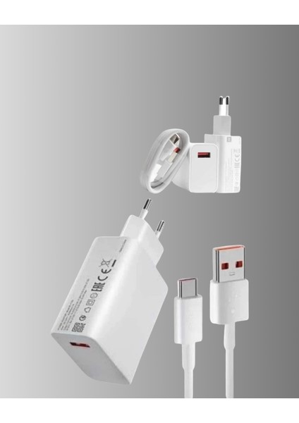 67W Süper Hızlı Şarj Adaptörü ve Kablo Seti – Güvenli Kompakt ve Ergonomik - M585K675-R55 modelleri