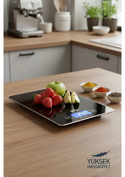 4526 Sıyah Mutfak Tartısı