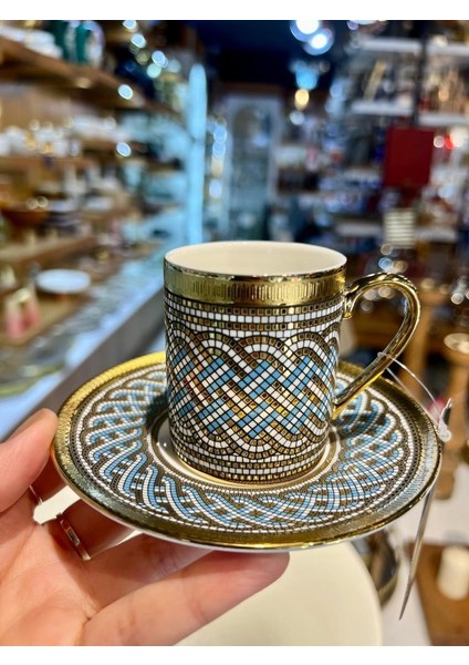 Leonce Tek Kişilik Türk Kahvesi Fincanı