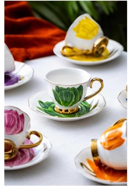 Tıffany 6 Kişilik Türk Kahvesi Fincanı