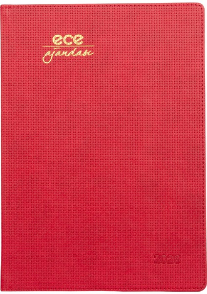 Ece-Çeşme Kırmızı Haftalık 19,5X28 2026