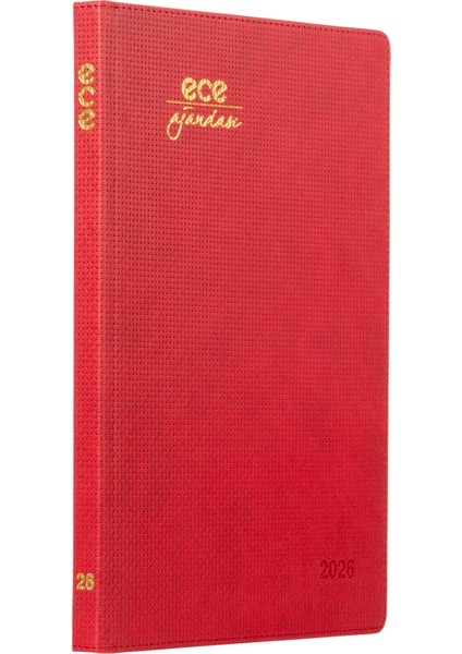 Ece-Çeşme Kırmızı Haftalık 19,5X28 2026 fiyatları