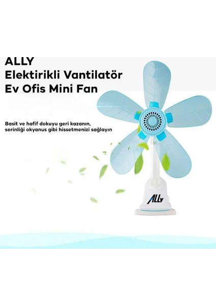 Ally Klipsli Masaüstü Mini Vantilatör Fan 5 Yaprak 2024 VERSIYON-(5775) - M059K898-R80059 fiyatları