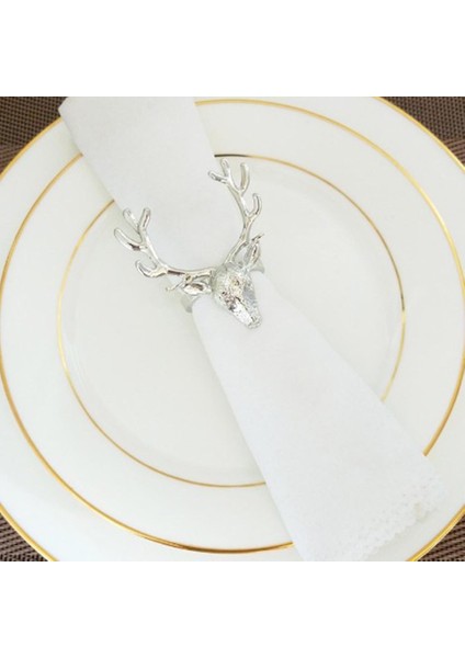 Ren Ği Peçetelik Halkaları Noel Doğum Günü Festivali Için (Yurt Dışından) modelleri