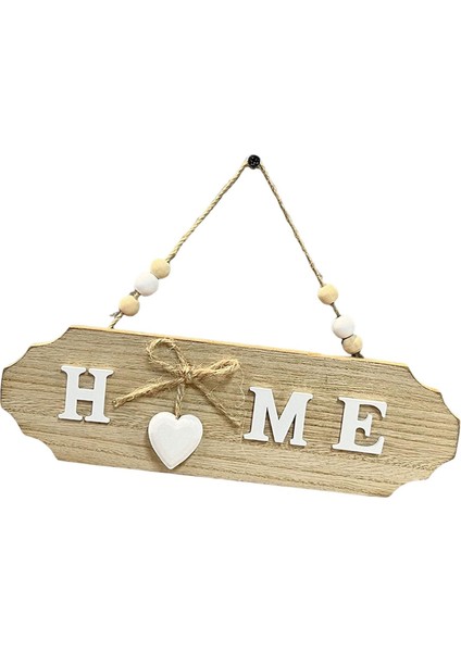 Ahşap Asılı Kapı Levhası Yaylı Kapı Askısı Ev Ön Kapısı Ev Ahşap (Yurt Dışından)