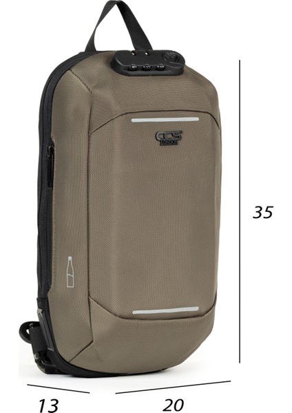 Yüksek Güvenlikli ve Şık Tasarımlı Şifreli Bady Bag Omuz Çantası