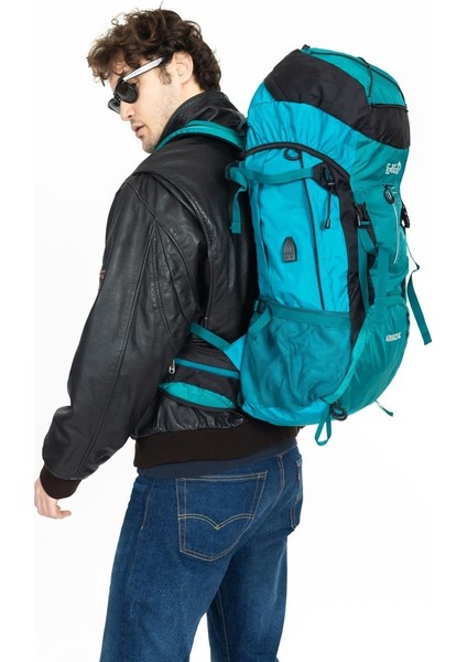 Mükemmel Denge, Maksimum Dayanıklılık: Profesyonel Dağcı Sırt Çantası 55 Litre Mavi fırsatları