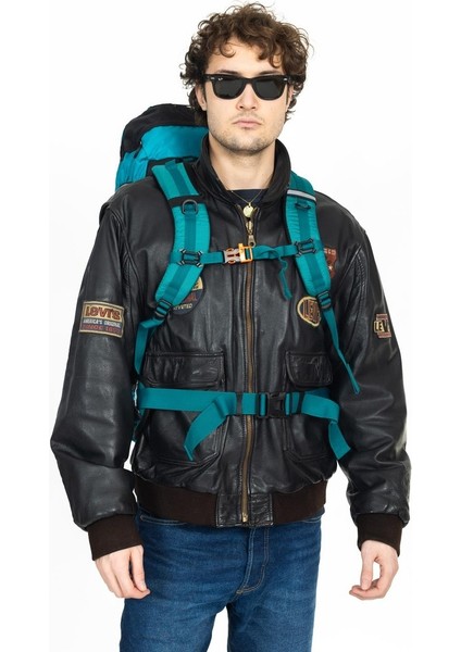 Mükemmel Denge, Maksimum Dayanıklılık: Profesyonel Dağcı Sırt Çantası 55 Litre Mavi