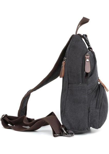 Rahatlıkta Şıklık Kanvas Omuz Çantasıyla Tanışın Siyah modelleri